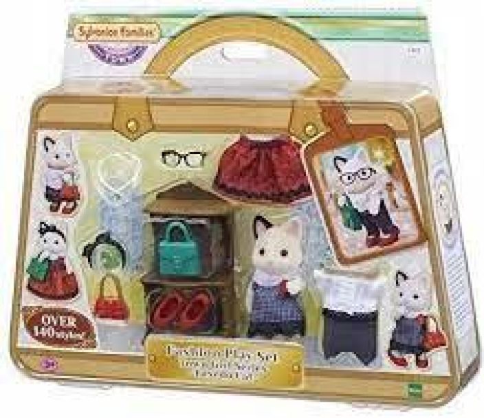 Sf Muotileikkisetti ja smokkikissa 5462 POISTUU Sylvanian families 922-4240