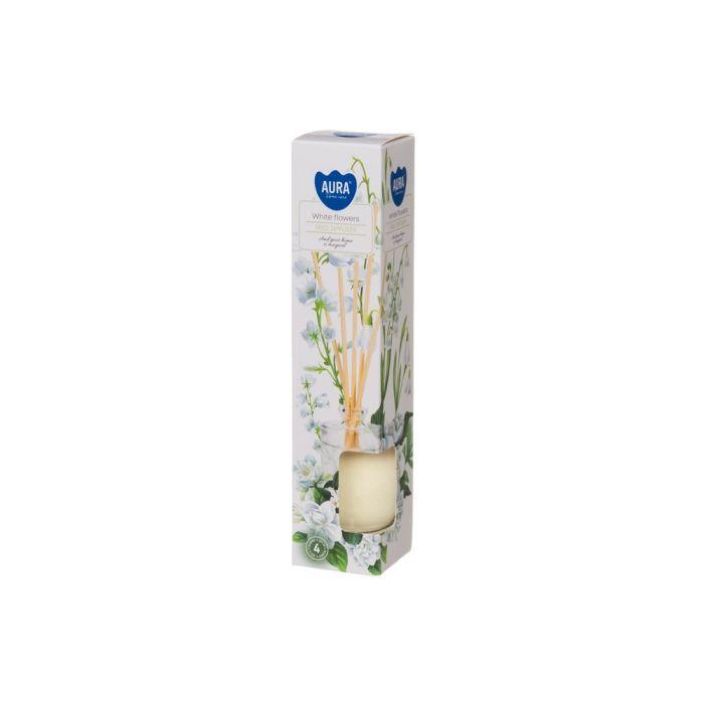 Huonetuoksu White flowers 45ml 5 bambutikkua 607303 924-2765