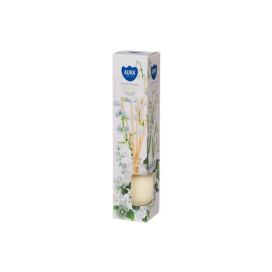 Aura Aura huonetuoksu White flowers 45ml 5 bambutikkua 607303