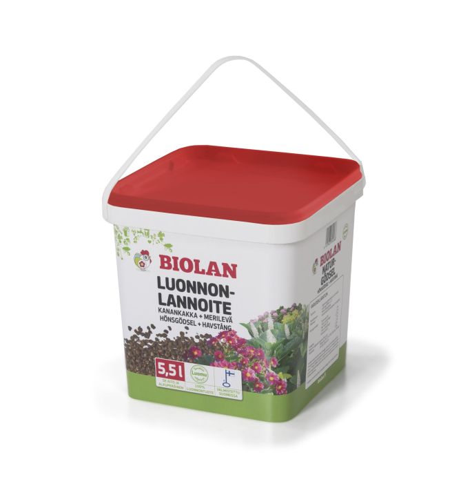 Biolan luonnonlannoite 5,5L pakki 53545650 940-132 5,5L pakki