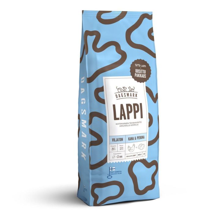 Dagsmark Lappi 2kg Taysravinto aikuisille koirille.