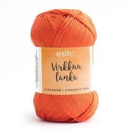Esito virkkuulanka 9024 tumma oranssi 100g