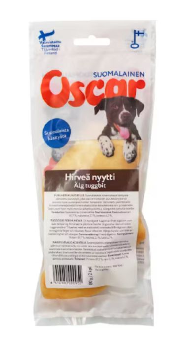Oscar Hirvea nyytti puruherkku 80g 2kpl 3018 Oscar Hirvea nyytti puruherkku 80g 2kpl 3018
