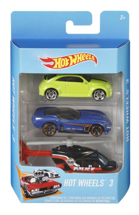 Hot wheels autolajitelma 3kpl K5904 2016003 3kpl/pkt 926-7095