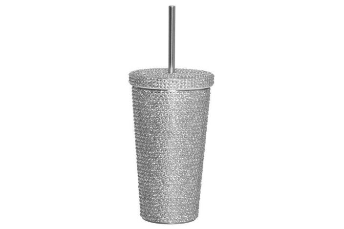 Maku Deal termosmuki diamond glitter hopea 540ml 651571 tuotekuva 1