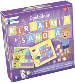 Tactic Opetellaan Kirjaimia ja sanoja 58208