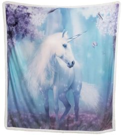 Kartano Kartano torkkupeitto eläinprintti 127x152cm 