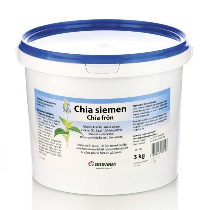 Chia-siemen 3kg 50025 905-1027