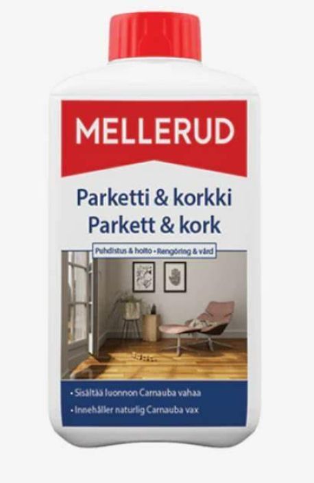 Mellerud parketin puhdistus- ja hoitoaine 1L 938-073