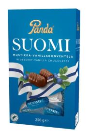Panda Suomi-konvehti 250g mustikka