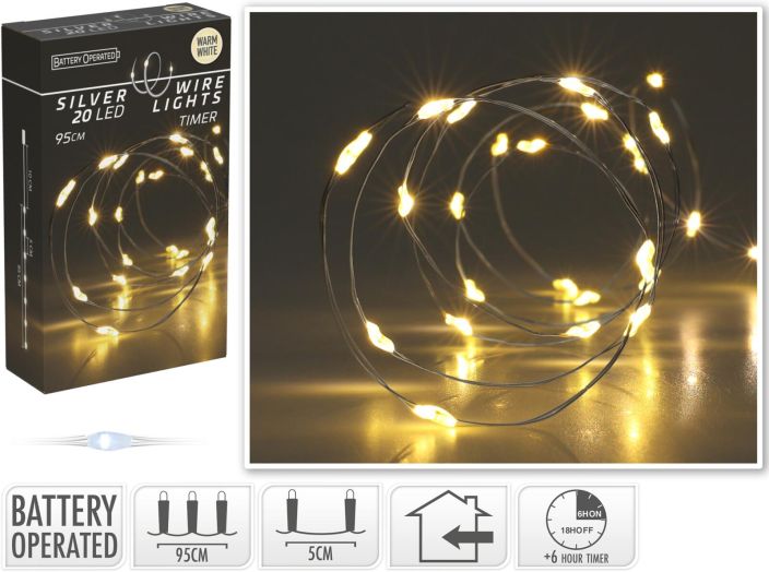 Hopeavalolanka 20led lamminvalk. ajastin AX9731500 992-2691
