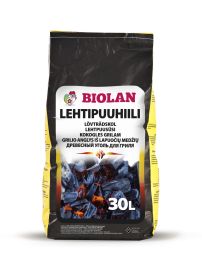 Biolan Grillisti lehtipuuhiili 30L 52102000