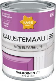 Ilves Ilves kalustemaali L35 A-pohja valkoinen 0,9L 101687