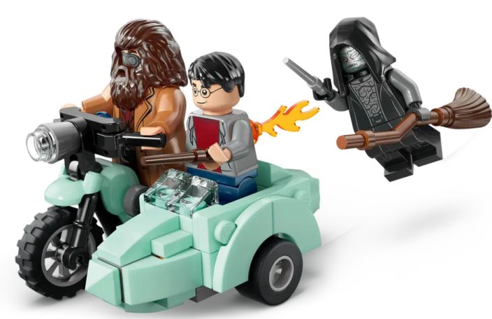 Hagrid ja Harry pakenevat Likusteritieltä 76459 tuotekuva 5