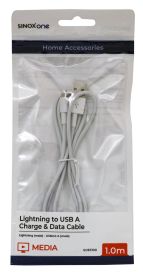 Sinox Sinox GO kaapeli Lightning valkoinen 1m