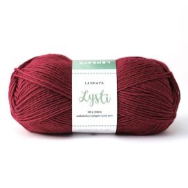 Lankava Lysti sukkalanka 876 Punajuuri 100g