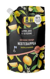 LJG LJG nestesaippua täyttöpussi sitruuna-mango 550ml 24047
