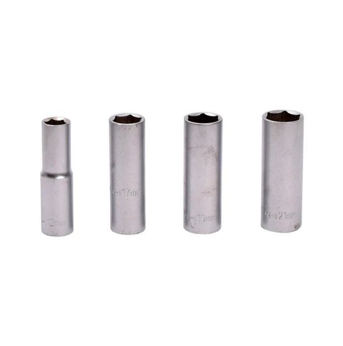 Finbullet paineilmahylsy 4-osaa ½&quot; syva 4-osainen Finbullet paineilmahylsysarja