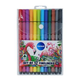 Centrum Kuitukärkikynä Fineliner 12-v 3kulma 780255