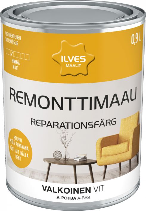 Ilves remonttimaali A-pohja valk. 0,9L IL1101 920-617