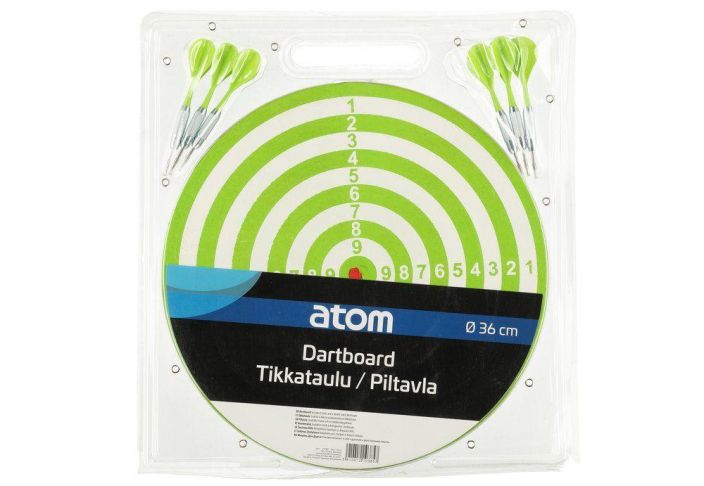 Atom sports tikkataulu + tikat 6kpl 210385 tuotekuva 4 Atom sports tikkataulu + tikat 6kpl 210385 tuotekuva 4