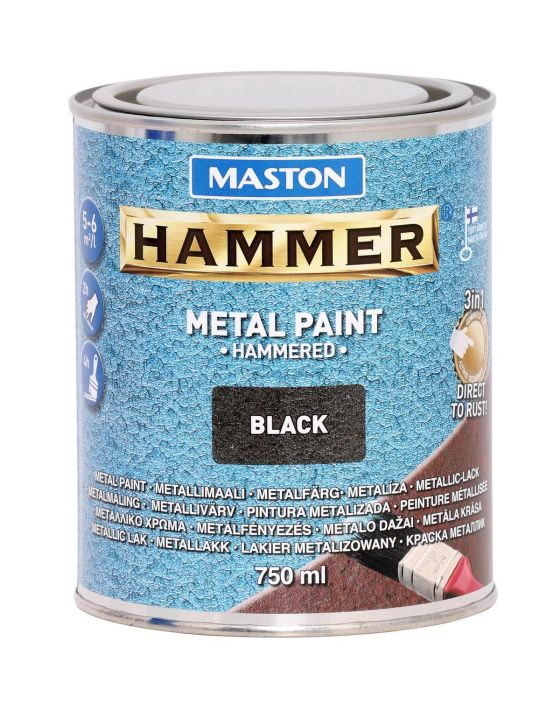 Hammer vasaralakka musta 750ml 8871001 908-611