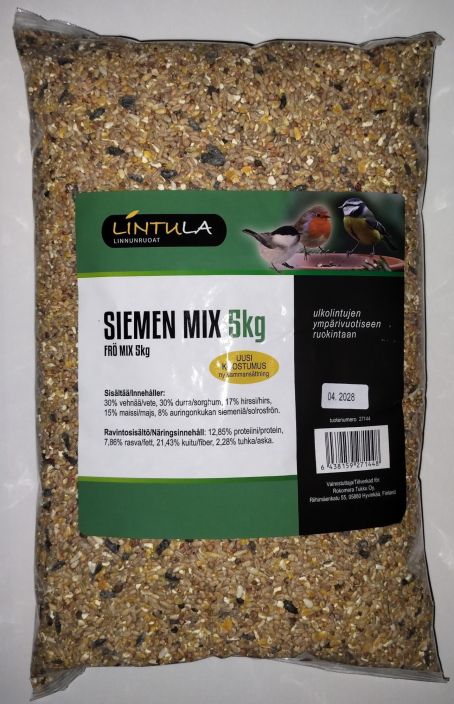 Pikkulinnun super mix 5kg Pikkulinnun super mix 5kg