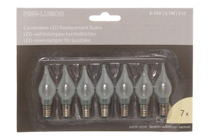 Led vaihtolamppu 2-9 osaisiin kynttelikkoihin 205100 924-7646