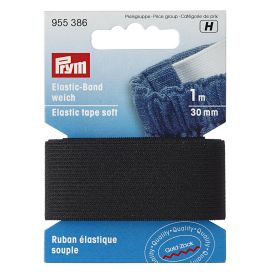 Resorikuminauha 30mm 1m musta