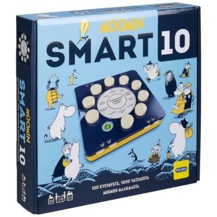 Smart10 Muumi Erikoispainos Smart10-tietopelista, aihealueena Tove Janssonin luomat, suomalaisten rakastamat Muumit, jotka