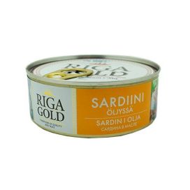 Riga Gold Sardiinipala öljyssä 240g/168g