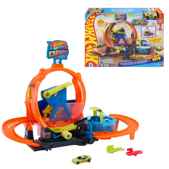 Hot Wheels City Mega Car Wash -leikkisetti 02026033 tuotekuva 1