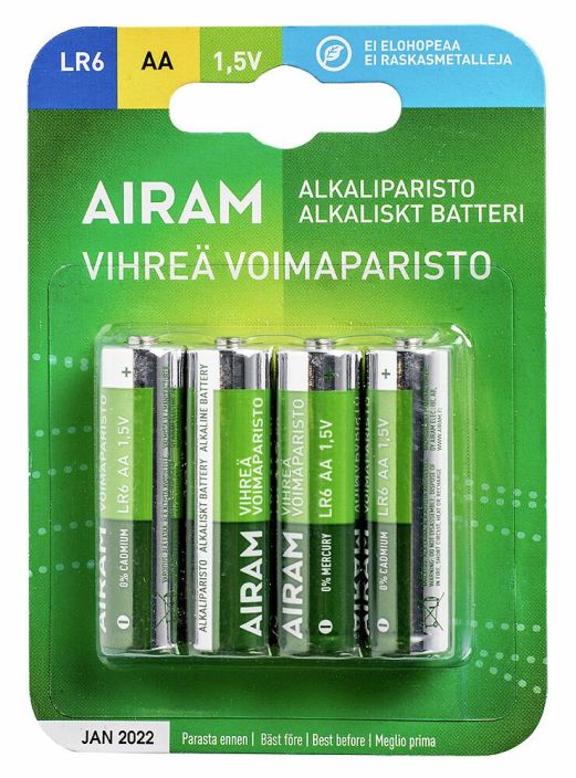 Airam paristo AA 4-pack voimaparisto 9471496 917-049