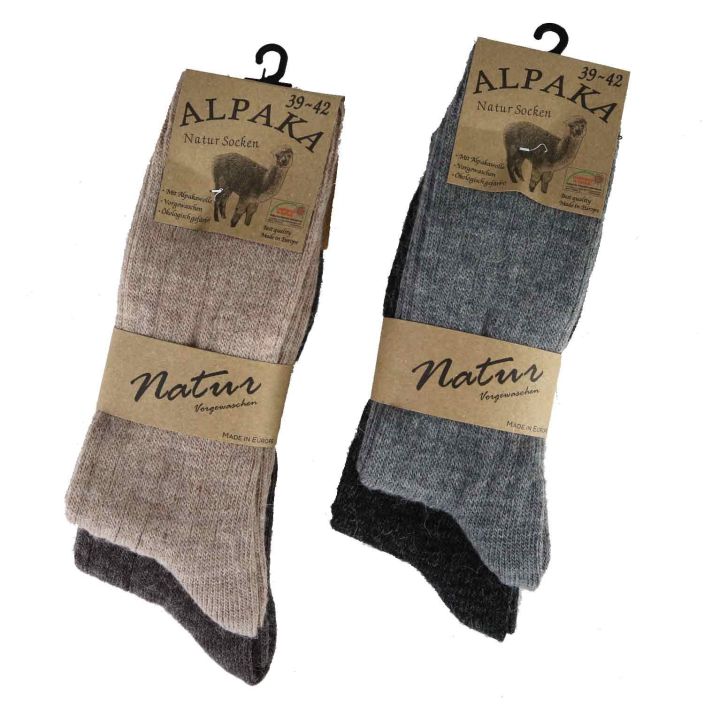 Alpakkasukat 2-pack slim lajit. 83.00031.99 994-011 Ohuet alpakkasukat