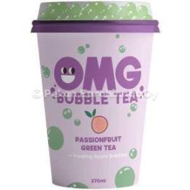 OMG Bubble Tea passion hedelmä omena palloilla 270ml