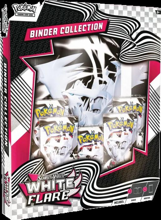 Pokemon Binder Collection white flare