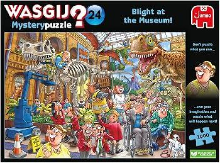 Wasgij Mystery 24 Blight At The Museum! 1000p JU00590 929-1152 Wasgij Mystery 24 Blight At The Museum! 1000p JU00590 929-1152