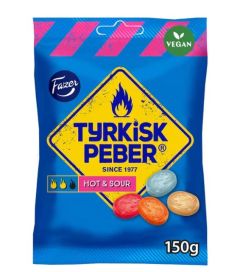Fazer Tyrkis Peber Hot & Sour 150g 402822