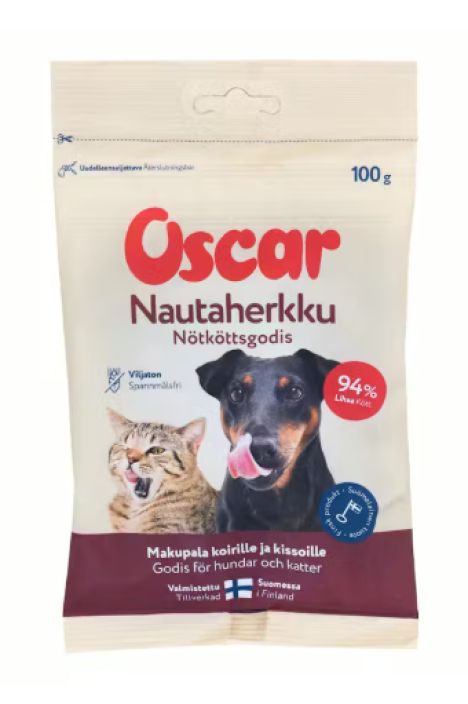 Oscar Nautaherkku 100g 3005 Oscar Nautaherkku 100g 3005