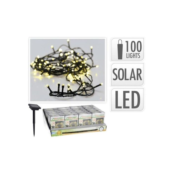 Puutarhavalot solar 100led CZ6540070 992-2796