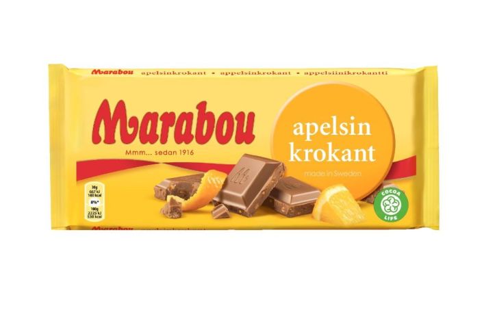 Marabou appelsiinikrokantti 200g 28189 906-625