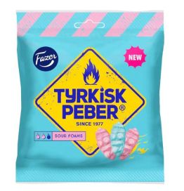 Fazer Tyrkisk Peber Hot & Sour Vaahto makeispussi 150g