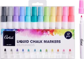 Liquid Chalk nesteliitukynät 12kpl
