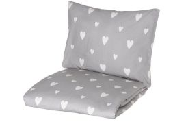4Living 4Living Pussilakanasetti Hertta 150x210cm, 50x60cm harmaa 639604