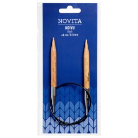 Novita koivu pyöröpuikot 40cm 8,0mm