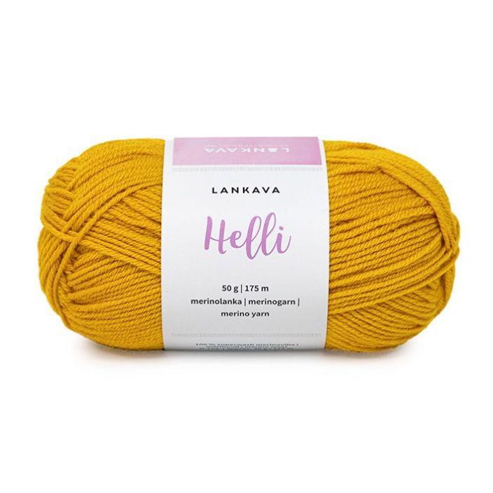 Lankava Helli 313 kullankeltainen 50g HELLI-313