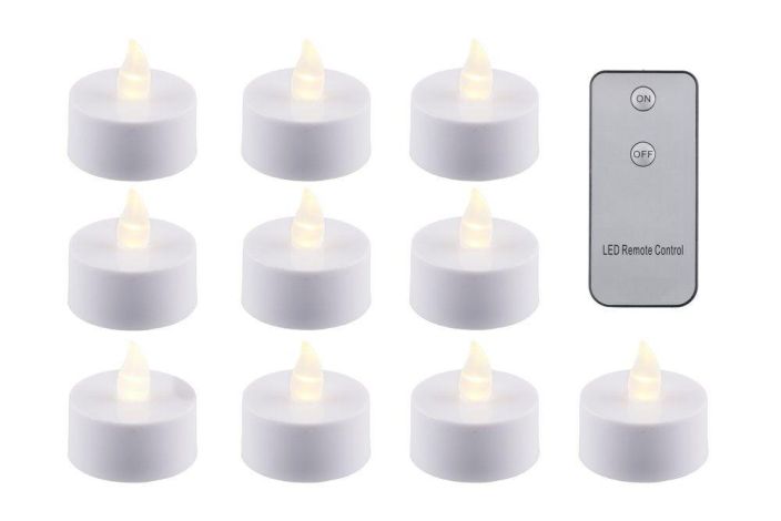 Finnlumor LED-kynttilä kauko-ohjattava 10kpl 330591 tuotekuva 1
