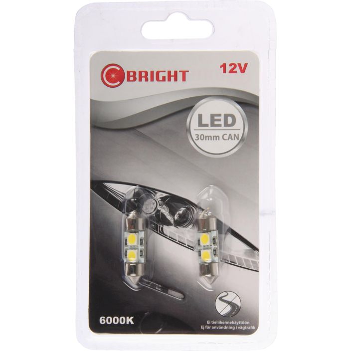 LED-Polttimopari 12V SV8,5-8 valk. 29-272VA-CAN 908-1037