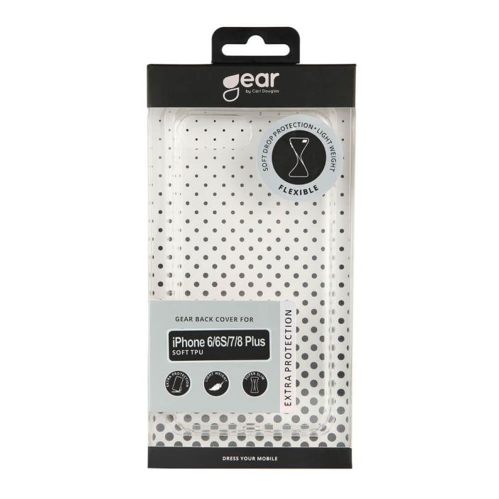 GEAR Suojakuori TPU Lapinakyva - iPhone 6/7/8 Plus GEAR Suojakuori TPU Lapinakyva - iPhone 6/7/8 Plus