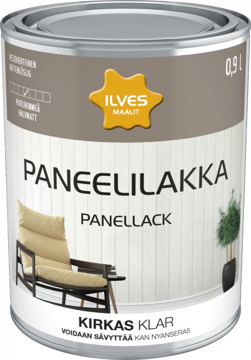 Ilves panelilakka puolihimmea 0,9L IL0661 920-620